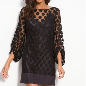 Polka Dot Sheath Dress Laundry by Shelli Segal